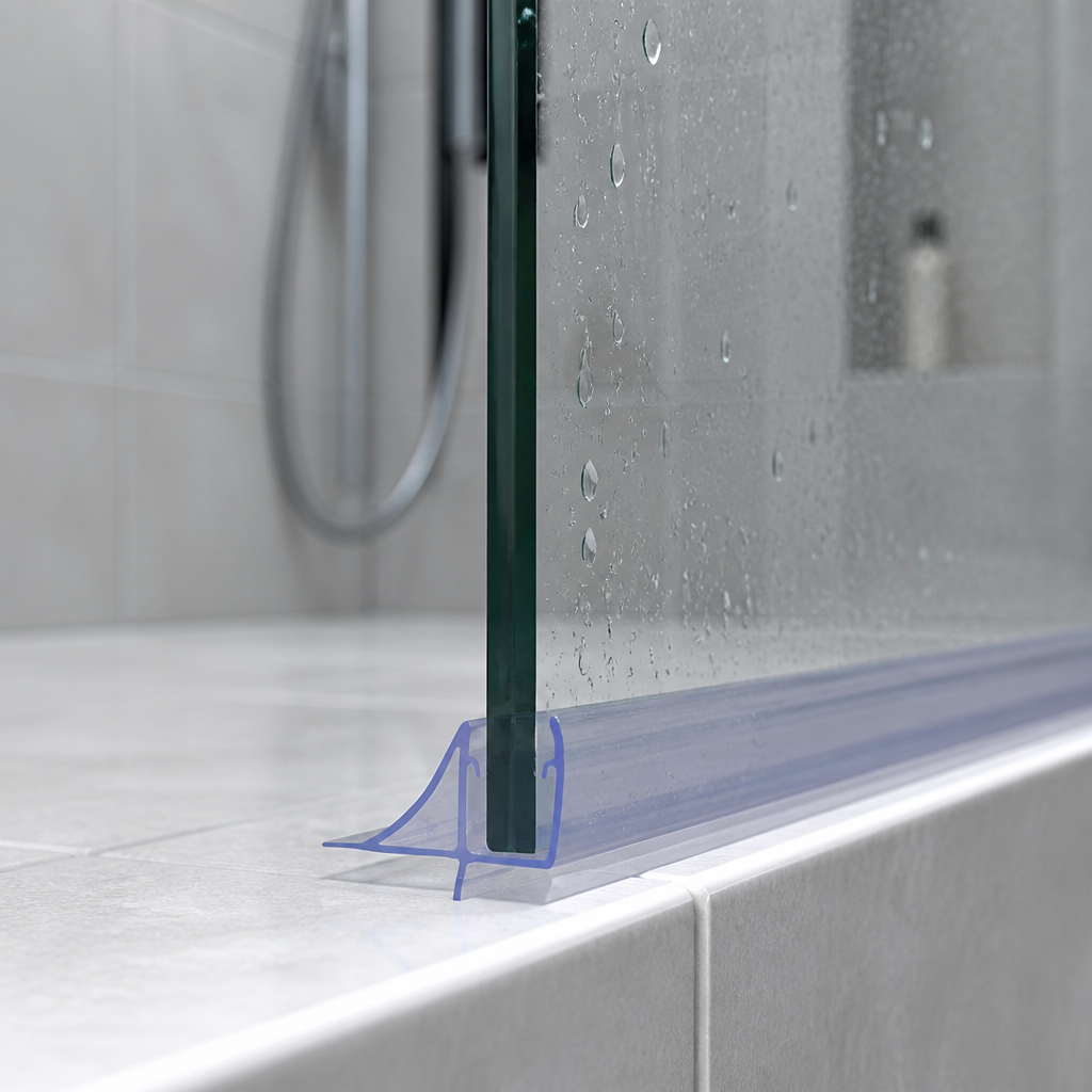 SEAL145 - Shower Screen Seal - 3-4mm Glass - Fits 1mm to 6mm Gaps