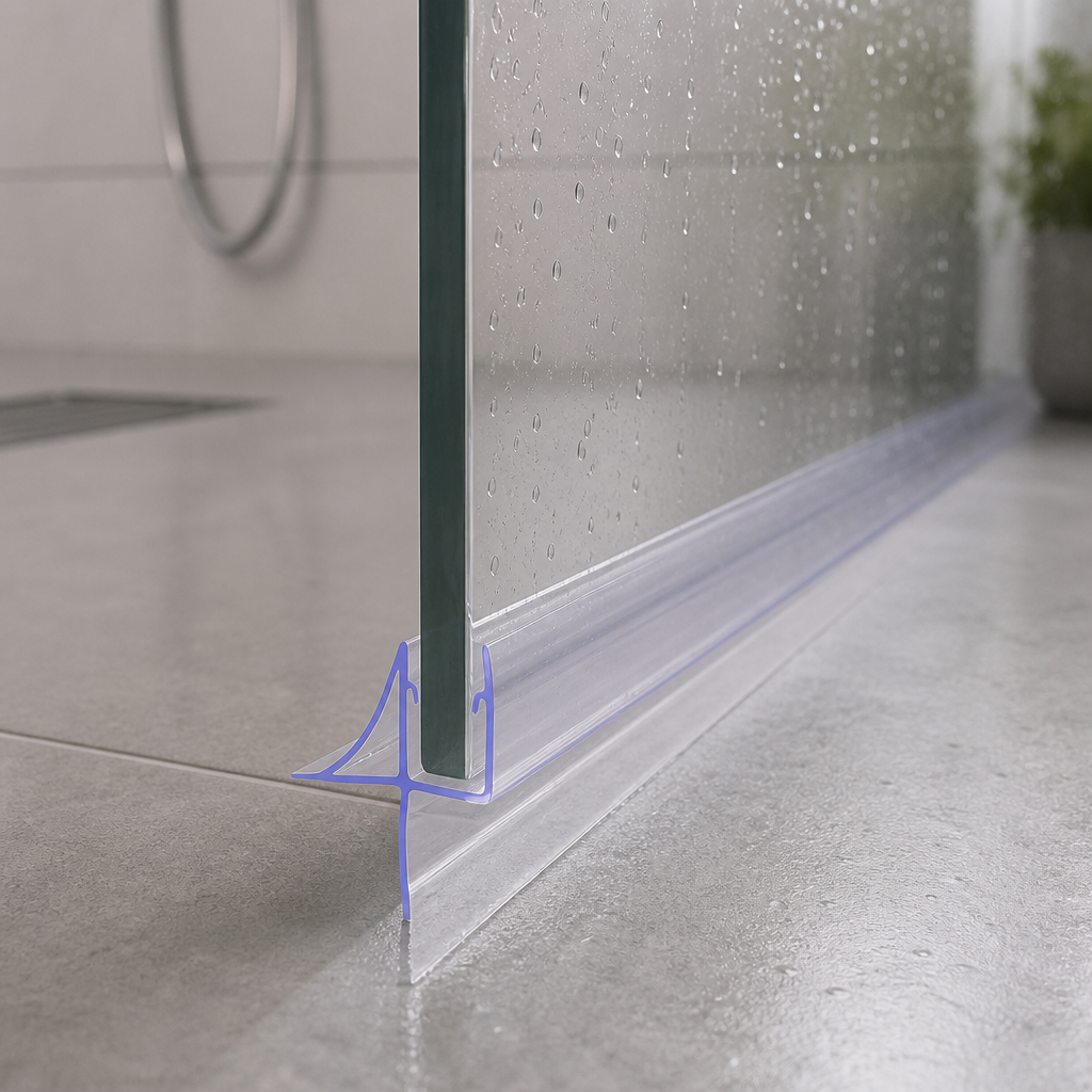 SEAL147 - Shower Screen Seal - 3-4mm Glass - Fits 11mm to 16mm Gaps