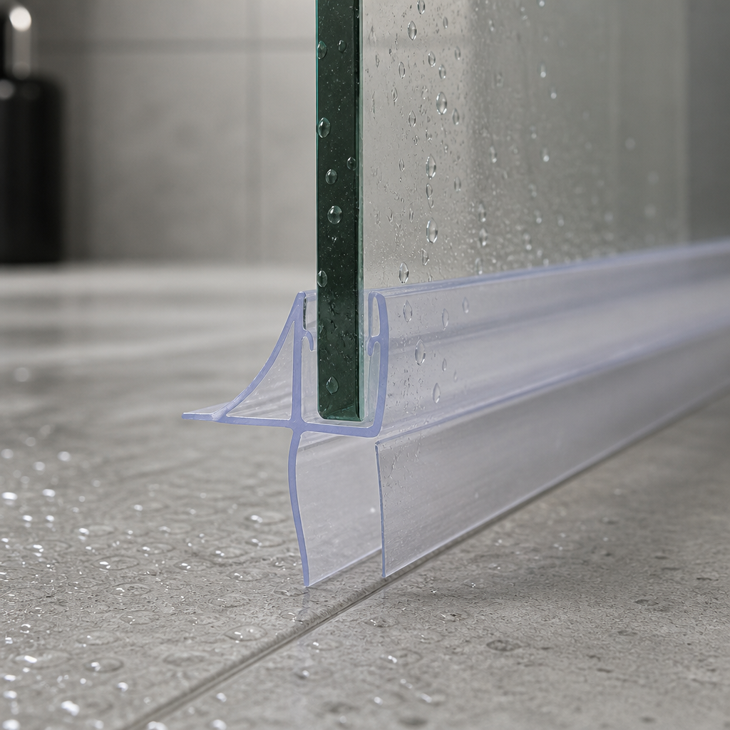 SEAL153 - Shower Screen Seal - Fits 8-10mm Glass - Gaps up to 30mm