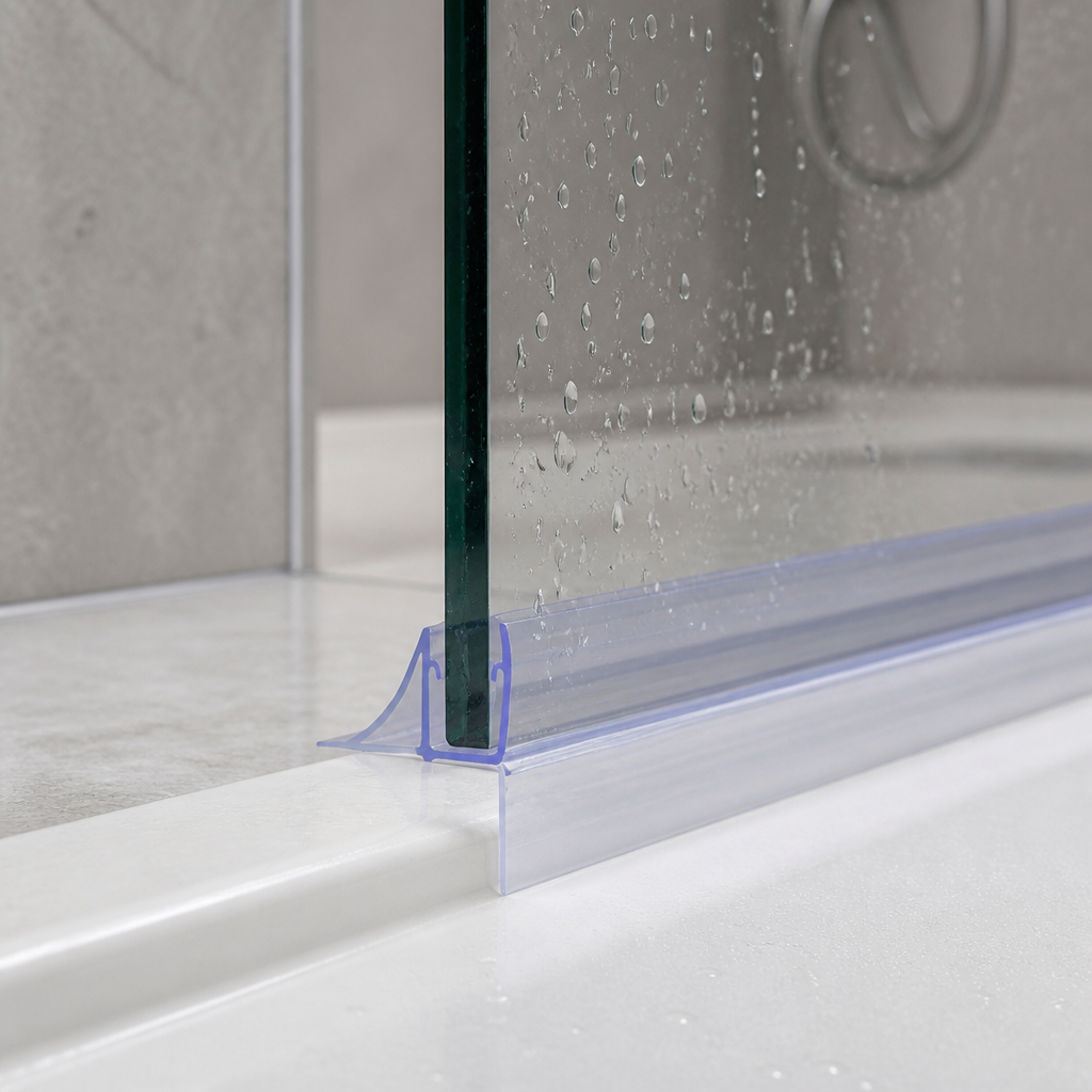 SEAL153 - Shower Screen Seal - Fits 8-10mm Glass - Gaps up to 30mm