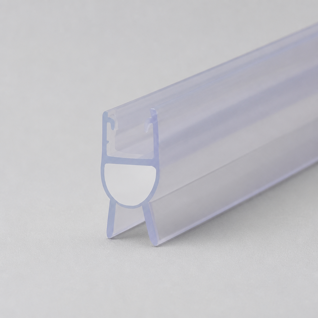 SEAL154 - Shower Screen Seal - Fits 4-6mm Glass - Lengths of 800mm, 900mm, 1400mm and 2000mm
