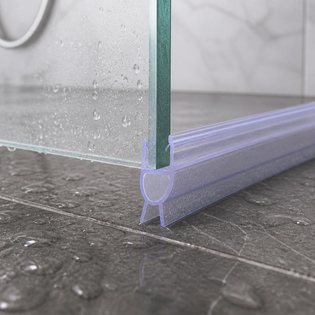 SEAL155 - Shower Screen Seal - Fits 8-10mm Glass - Lengths of 800mm, 900mm, 1400mm and 2000mm