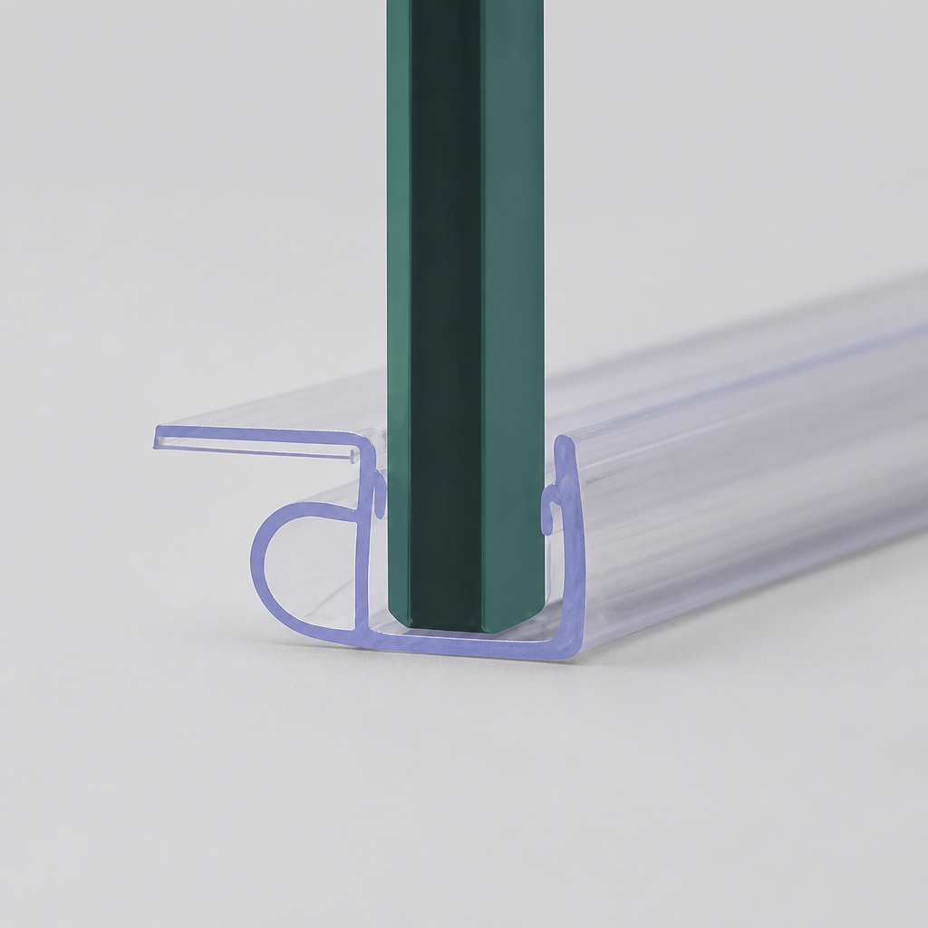 SEAL157 - Shower Screen Seal - Fits 8-10mm Glass - Lengths of 800mm, 900mm, 1400mm and 2000mm