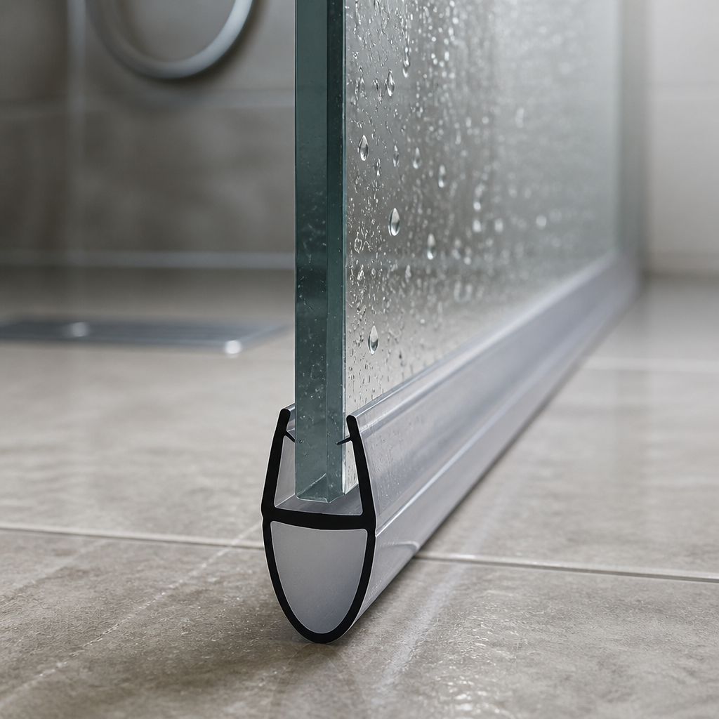 SEAL158B - Shower Screen Seal - Fits 8-10mm Glass - Lengths of 800mm, 900mm, 1400mm, 2000mm and 2600mm