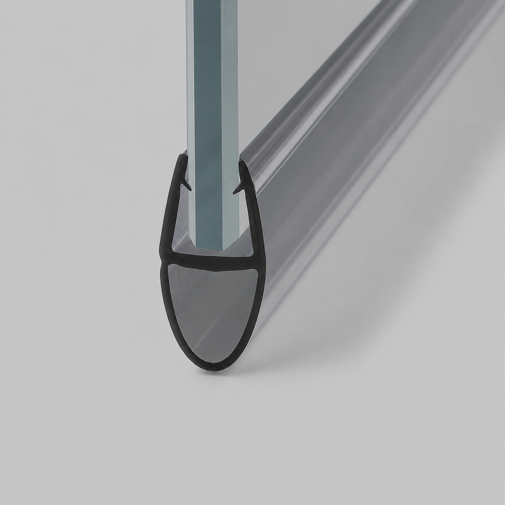 SEAL158B - Shower Screen Seal - Fits 8-10mm Glass - Lengths of 800mm, 900mm, 1400mm, 2000mm and 2600mm
