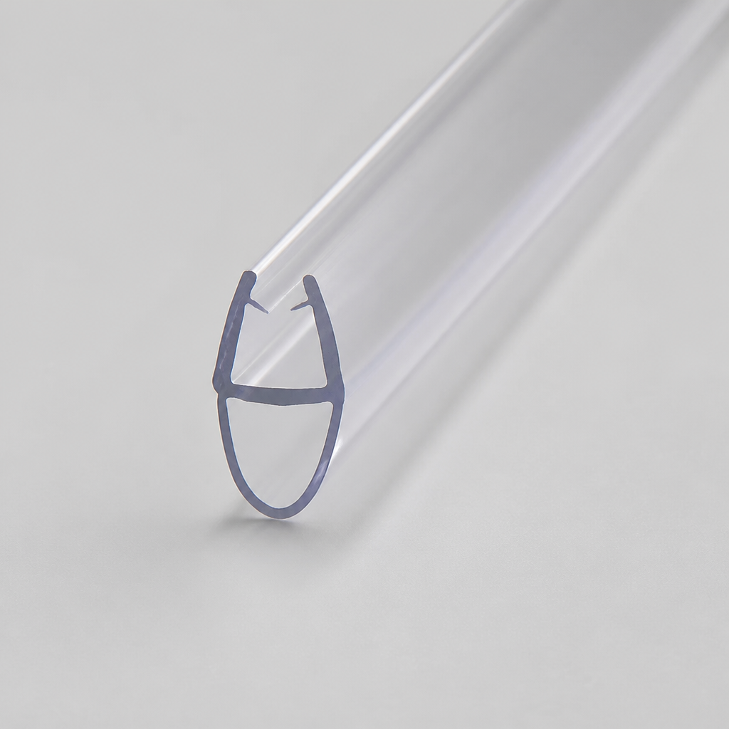 SEAL158B - Shower Screen Seal - Fits 8-10mm Glass - Lengths of 800mm, 900mm, 1400mm, 2000mm and 2600mm