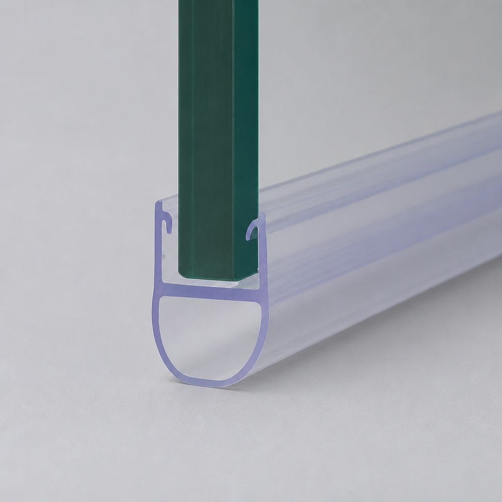 SEAL158 - Shower Screen Seal - Fits 8-10mm Glass - Lengths of 800mm, 900mm, 1400mm, 2000mm and 2600mm
