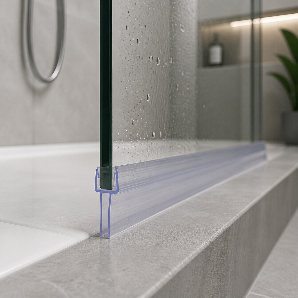 Tapered Shower Screen Seal - Length of 900mm