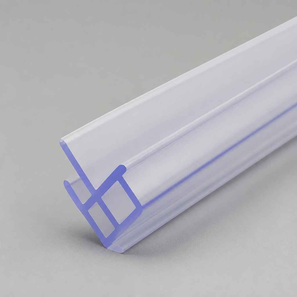 SEAL185 - Shower Screen Seal - Fits 3-4mm Glass - 90 Deg Join