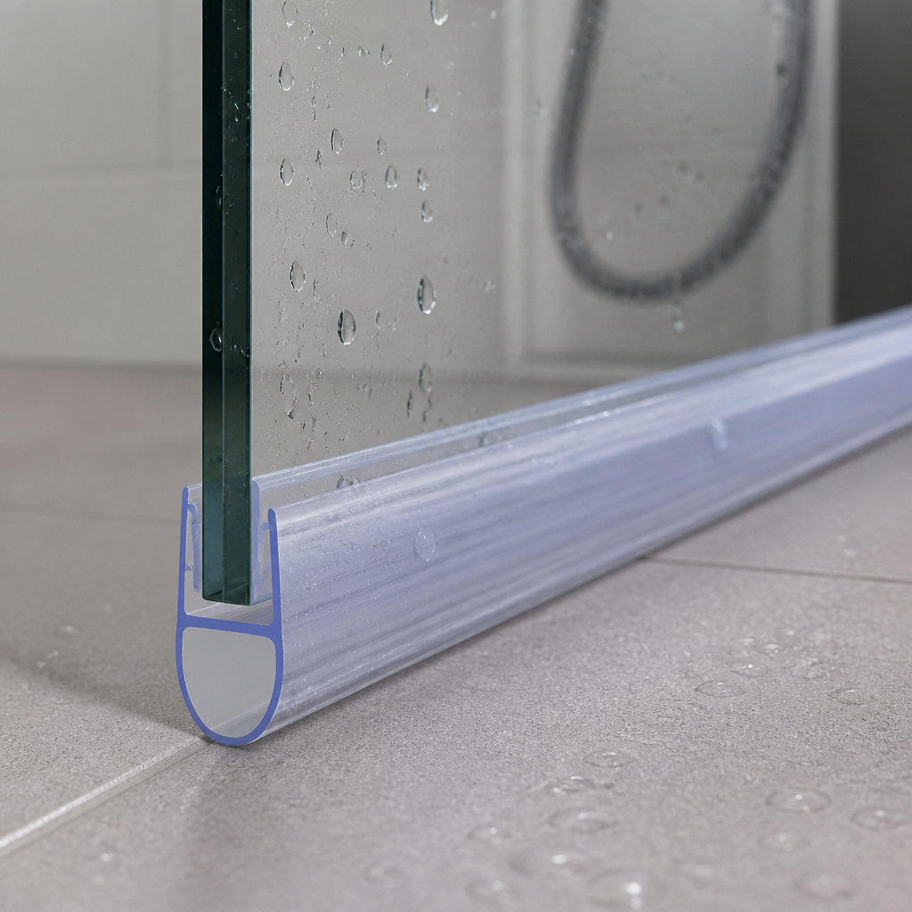 SEAL201 - Shower Screen Seal - Fits 6-8mm Glass - Fits 7mm to 12mm gaps