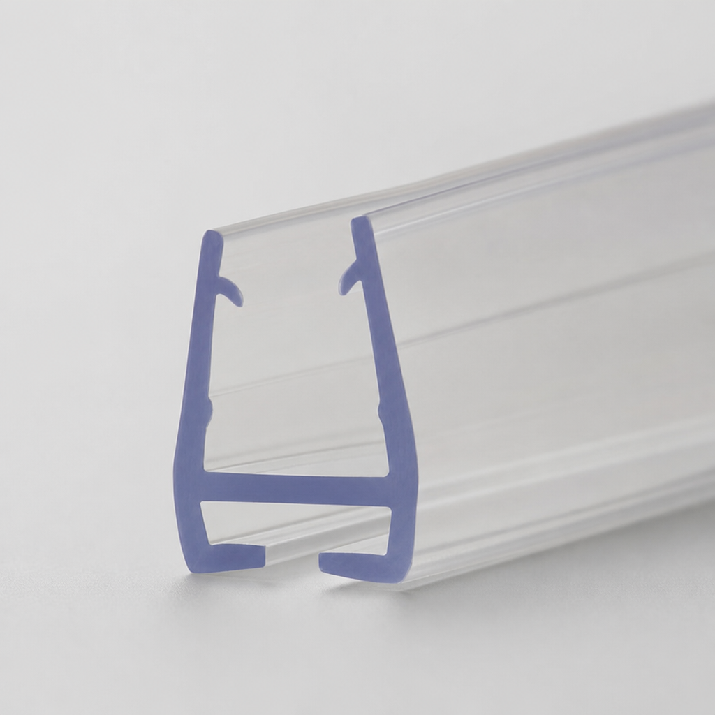 SEAL302 - Shower Screen Seal - Fits 8mm Glass - Lengths of 800mm, 900mm, 1400mm and 2000mm