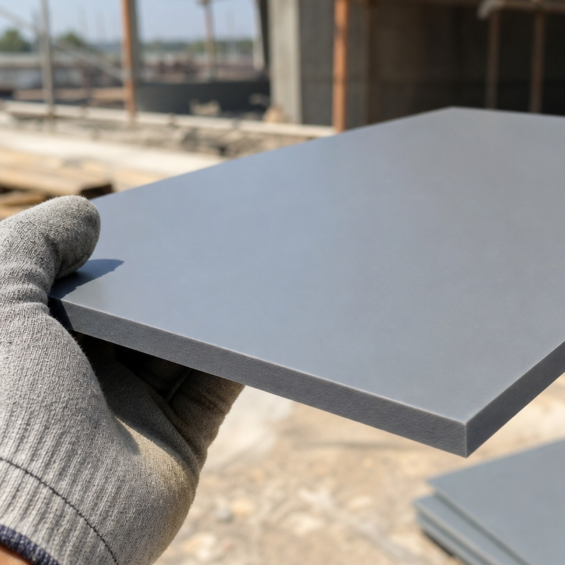 PVC Sheet in Grey - 3mm to 9mm Thickness for Industrial Use