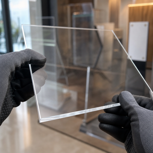 A3 Clear Acrylic Sheet 4mm Thickness Pack of 3 for Displays