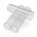 Clear Acrylic Tube 139mm OD to 185mm OD for Machining & Fabrication — view 2
