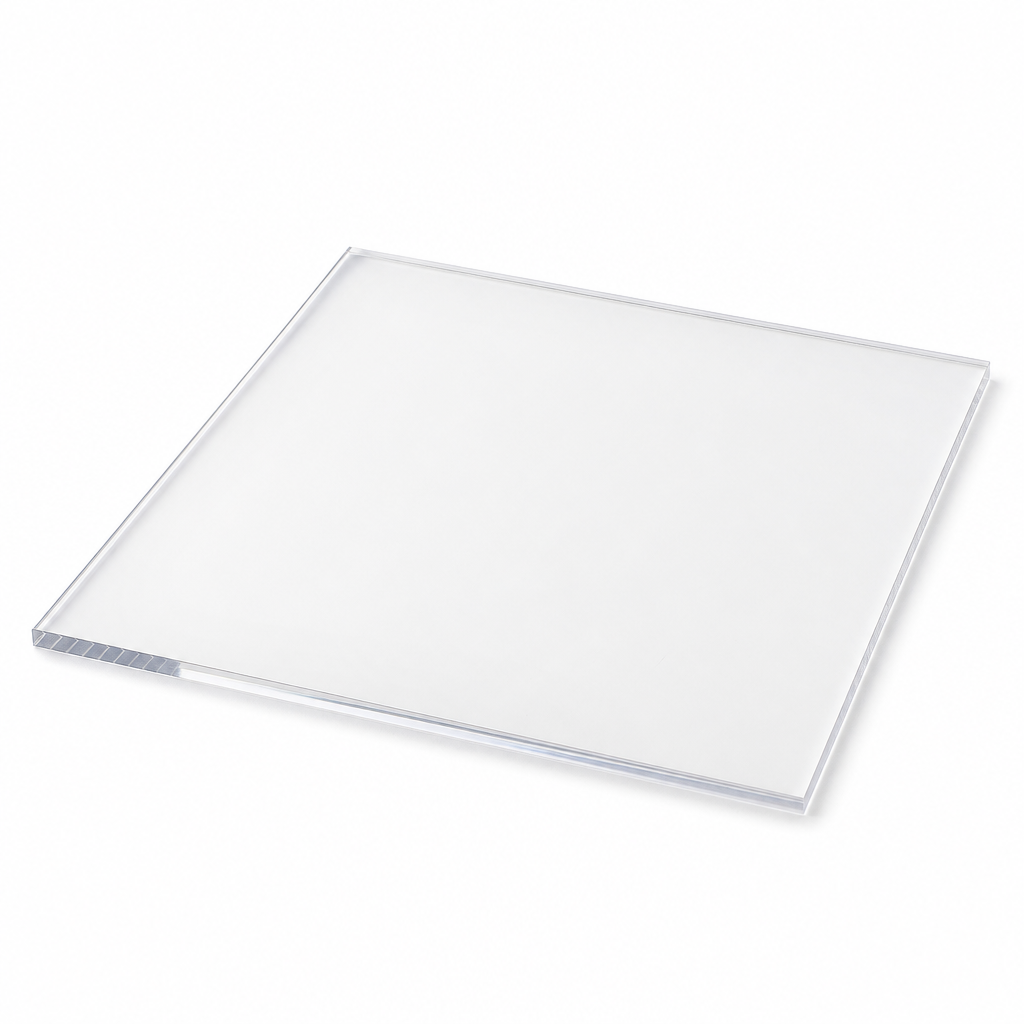 Clear Acrylic Sheet - Extruded 8mm and 10mm Thickness for Machining & Fabrication