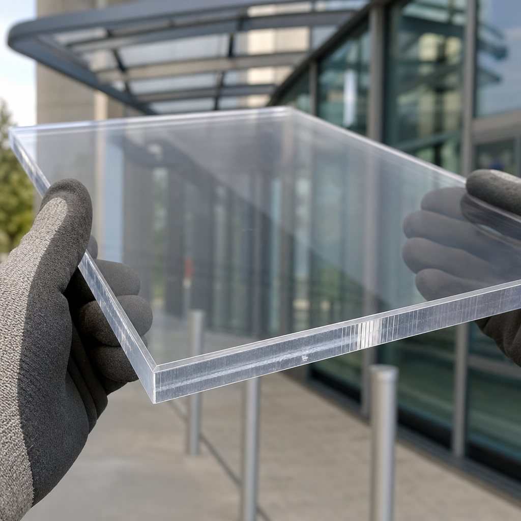 9.5mm Thick Clear Polycarbonate Sheet for Glazing Applications