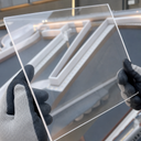 Prismatic Acrylic Sheet 3mm A4 Pack of 5 - Light Diffuser Panels