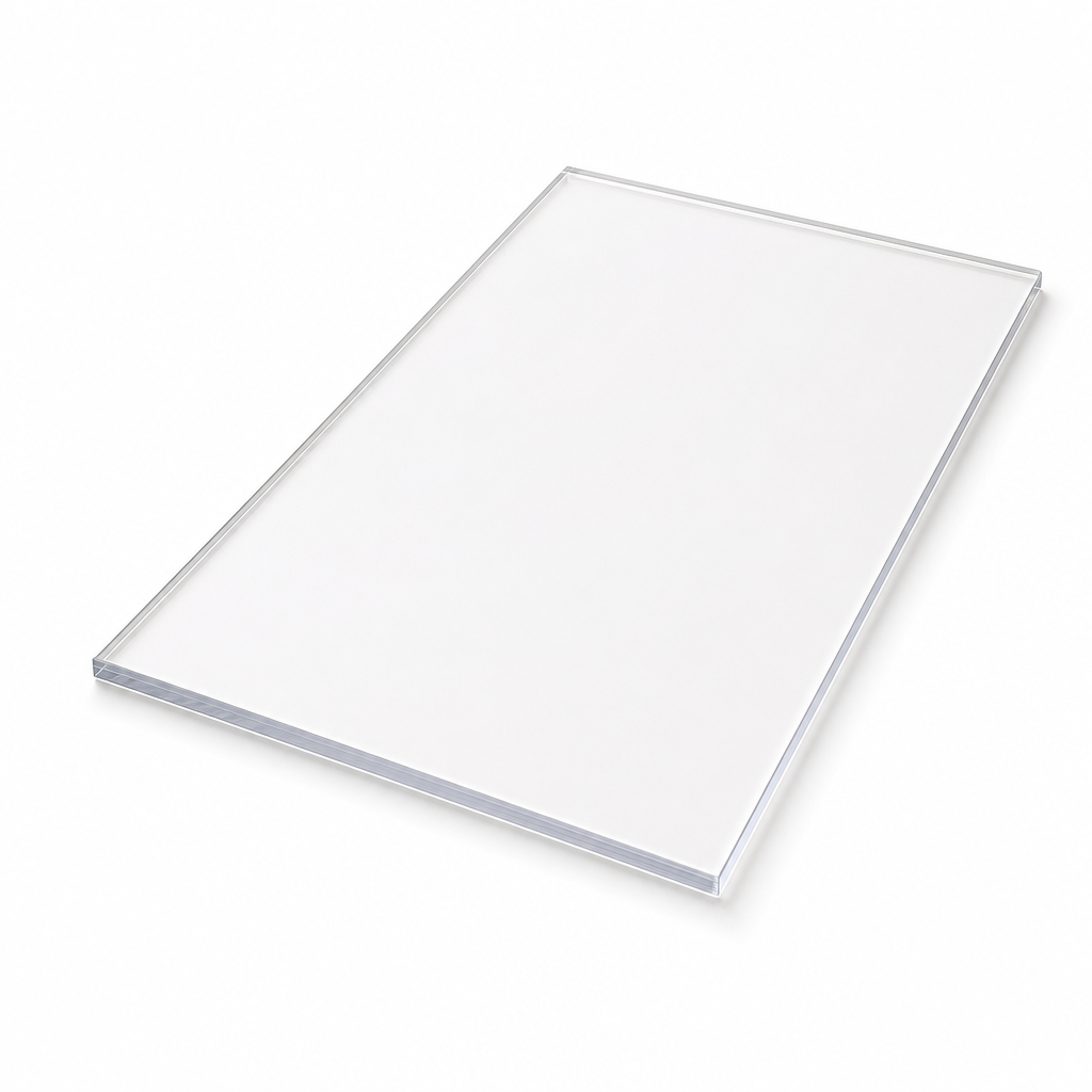 Clear Acrylic Sheet 6mm Thick A4 Size - Pack of 4 for Displays