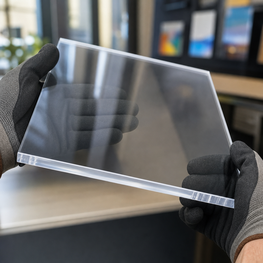 Acrylic Clear Sheet A4 Pack of 3 - 8mm Thickness