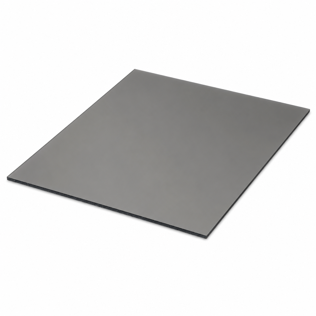 A4 Silver Acrylic Mirror Sheet 6mm Thick for Displays