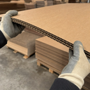 Double Wall Cardboard Sheet 2450mm x 1500mm - 6mm Thick for Packaging