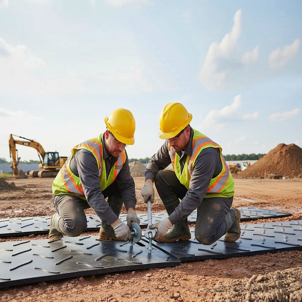 Temporary access mat for construction and outdoor events