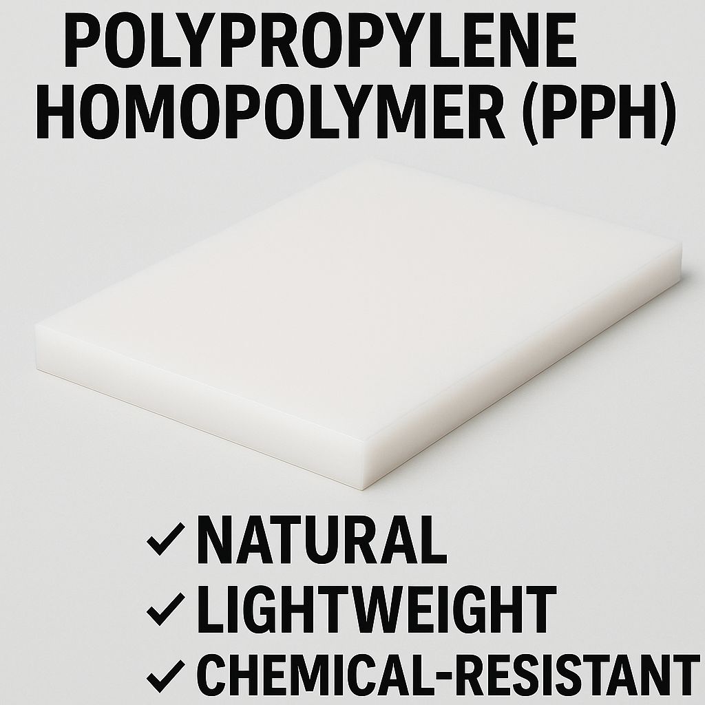 Polypropylene Natural Plastic Sheet – 10mm to 20mm Thick | PPH Homopolymer | Food Safe, Chemical & Acid Resistant - detail view 2
