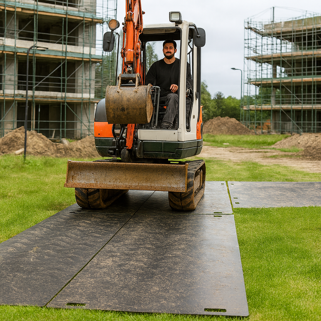 Plastic Access Mat – Single-Sided, 1000×1500mm, Lightweight