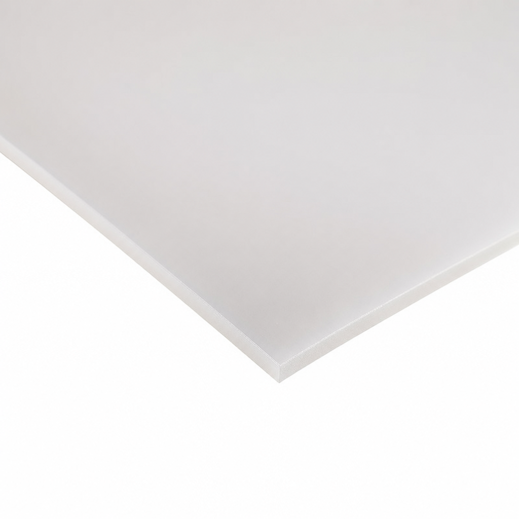 PVDF Natural Sheet 1000 x 500 x 1mm for Chemical Processing 1mm thick - Sheet in use