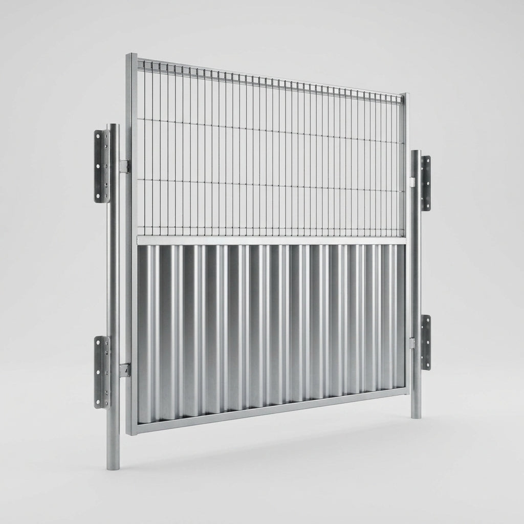 Mesh and Hoarding Security Panel for Temporary Fencing Systems (view 2)
