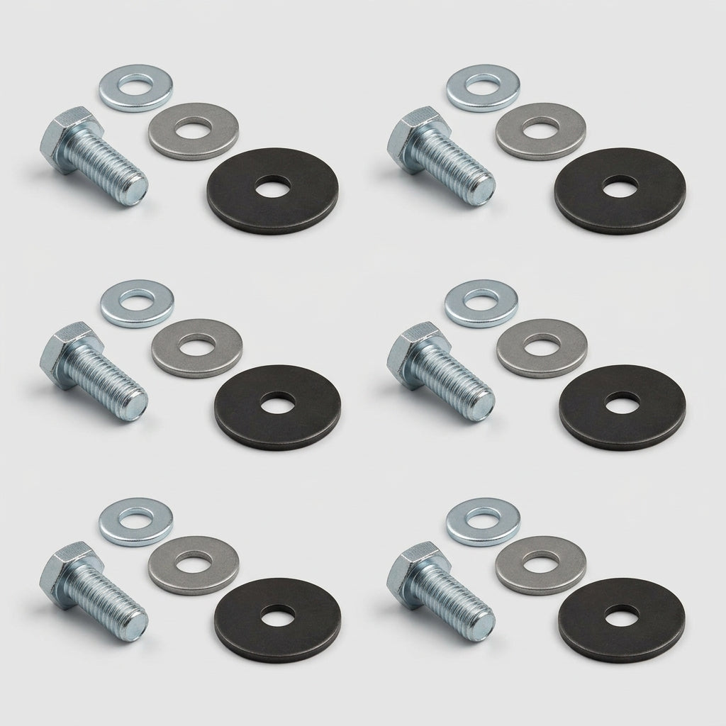 Standard Bolts and Washers Pack – Versatile Fastener Set (20 Pieces) (view 2)