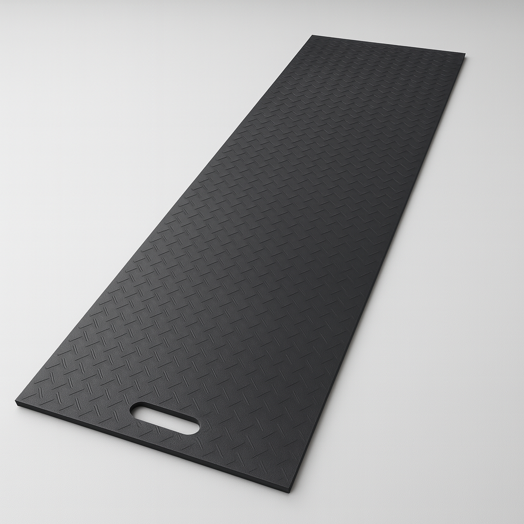 Single Sided Access Mat – Recycled HDPE, Non-Slip, Black