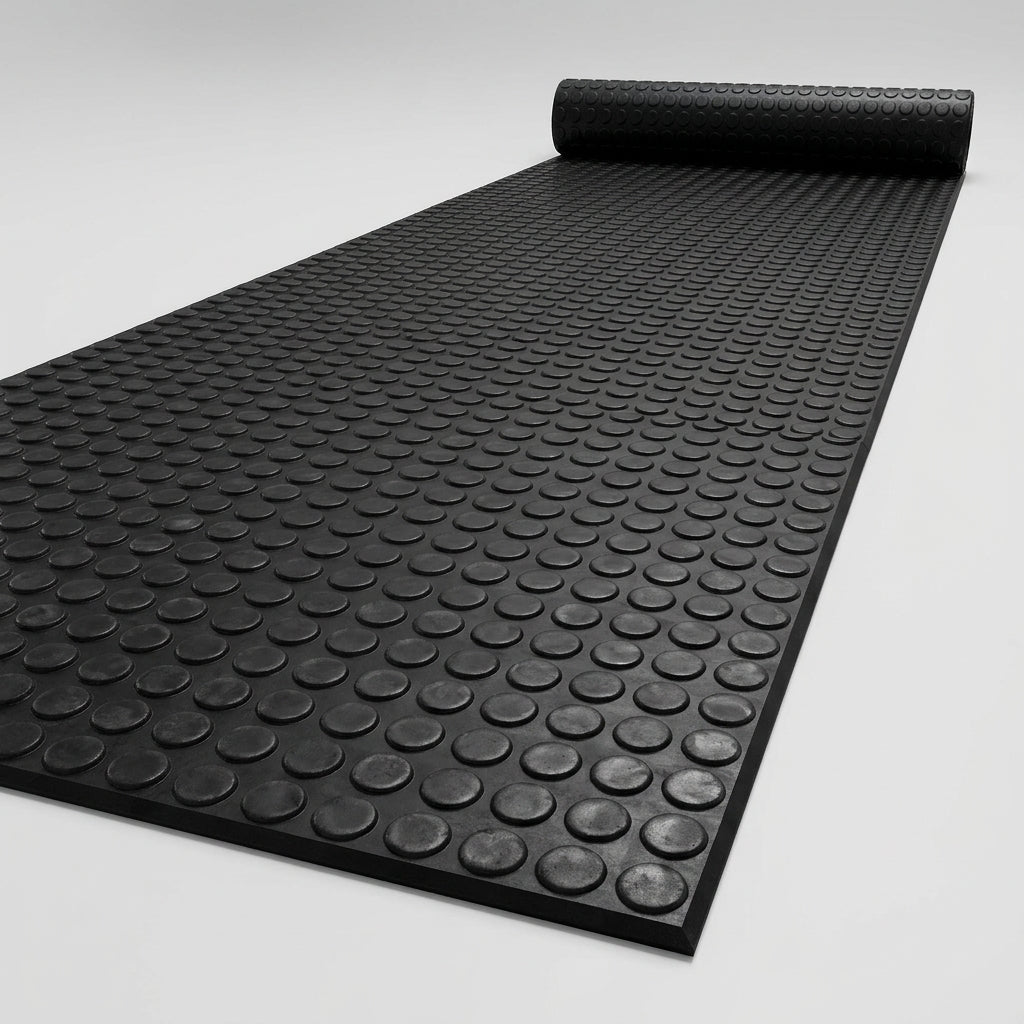 Studded Rubber Floor Matting Roll (view 2)