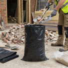 Heavy Duty Polythene Rubble Sacks Strong Gauge