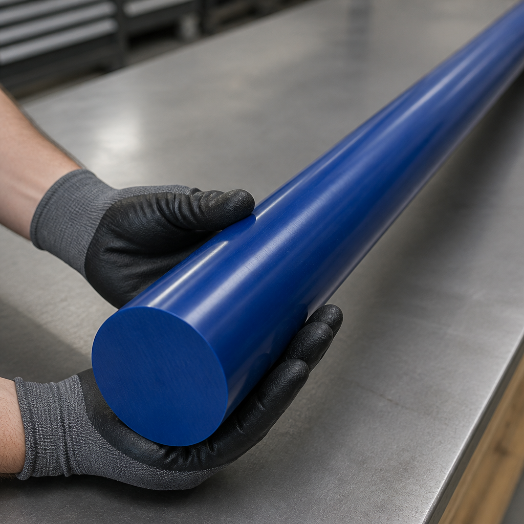 Acetal Blue Rod