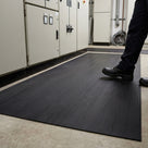 Fine Ribbed Rubber Matting for Surface Protection