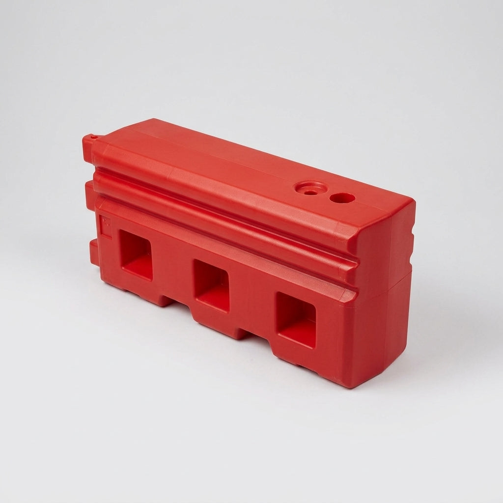 Impact Resistant Barrier End Stop for Traffic Control Systems (view 2)