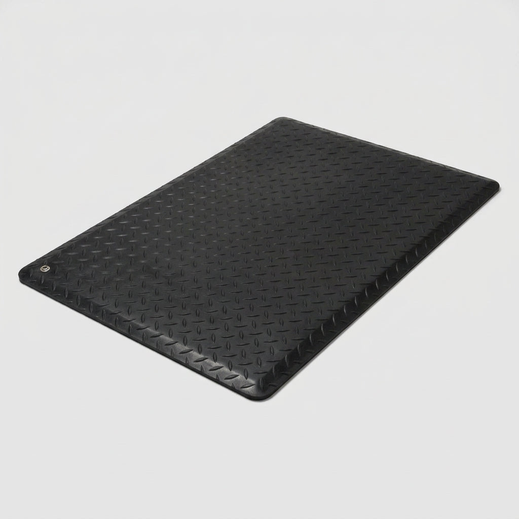 Anti-Static ESD Anti-Fatigue Mat with Diamond Plate Surface (view 2)