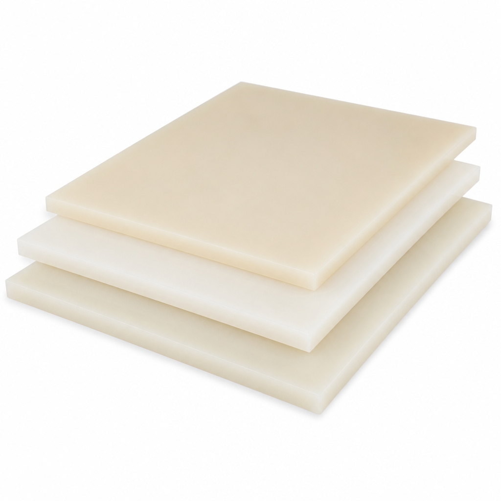 Nylon 66 Natural (cream) Sheet 2mm to 6mm thick for Wear pads & rollers - Nylon 66 in use