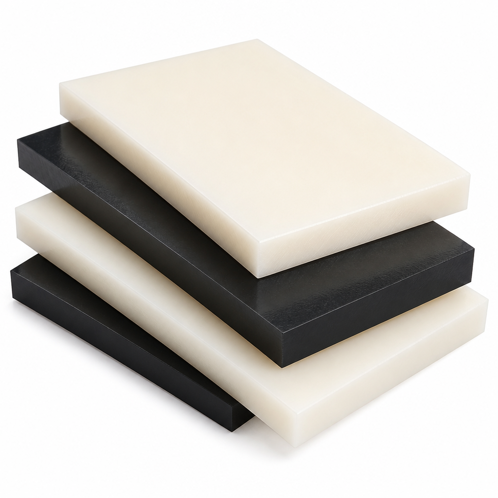 Nylon 6 Natural (ivory) / Black Sheet 10mm to 100mm thick for Bushes & rollers - Cast Nylon 6 Sheet in use