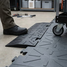 Recycled Plastic Ramp for Lightweight Flooring Systems - Pair
