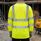 High Visibility Long Sleeve Polo Shirt - EN ISO 20471 Class 3