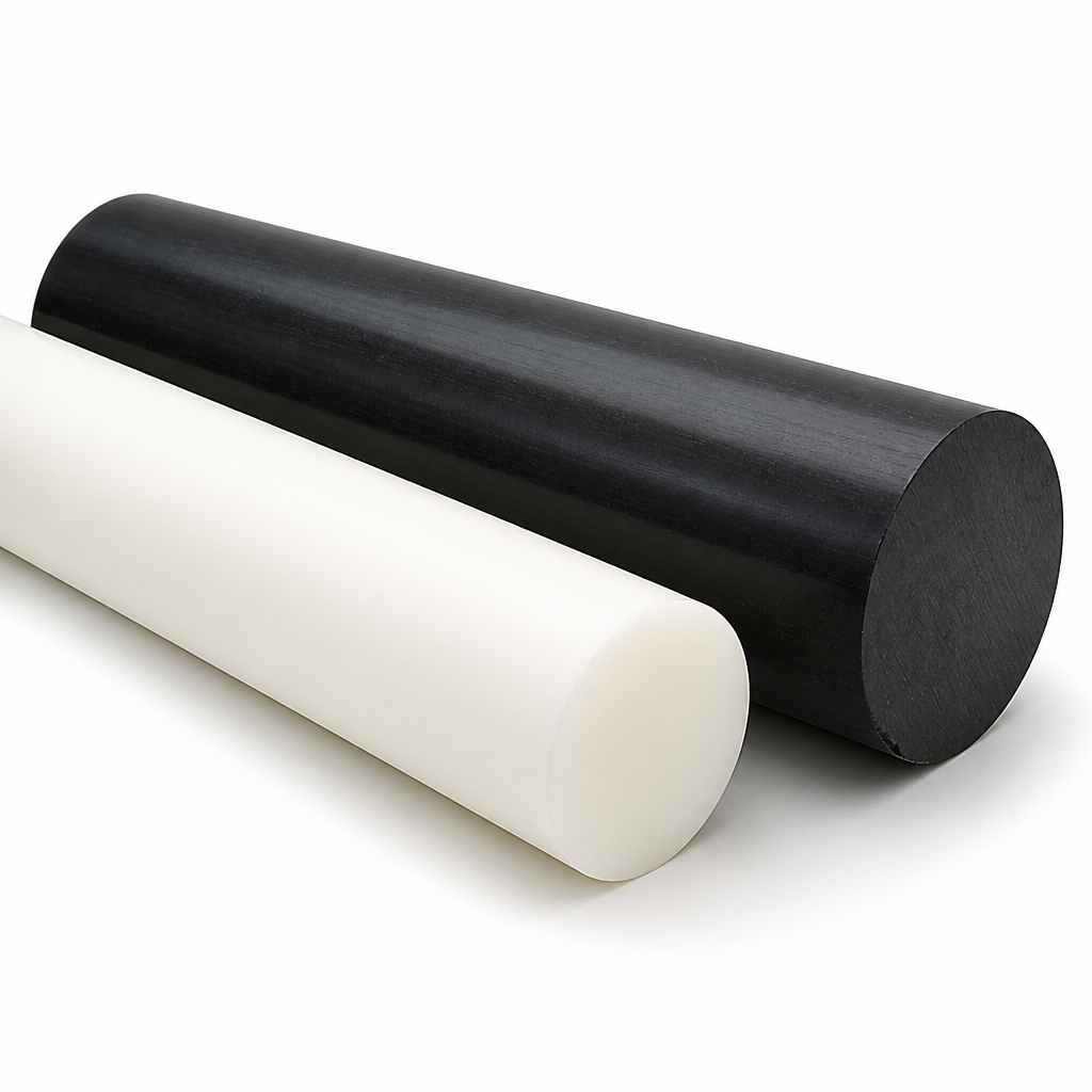 Acetal Copolymer White / Black Rod 40mm to 100mm dia for Gears, bearings & bushes - Acetal Rod in use