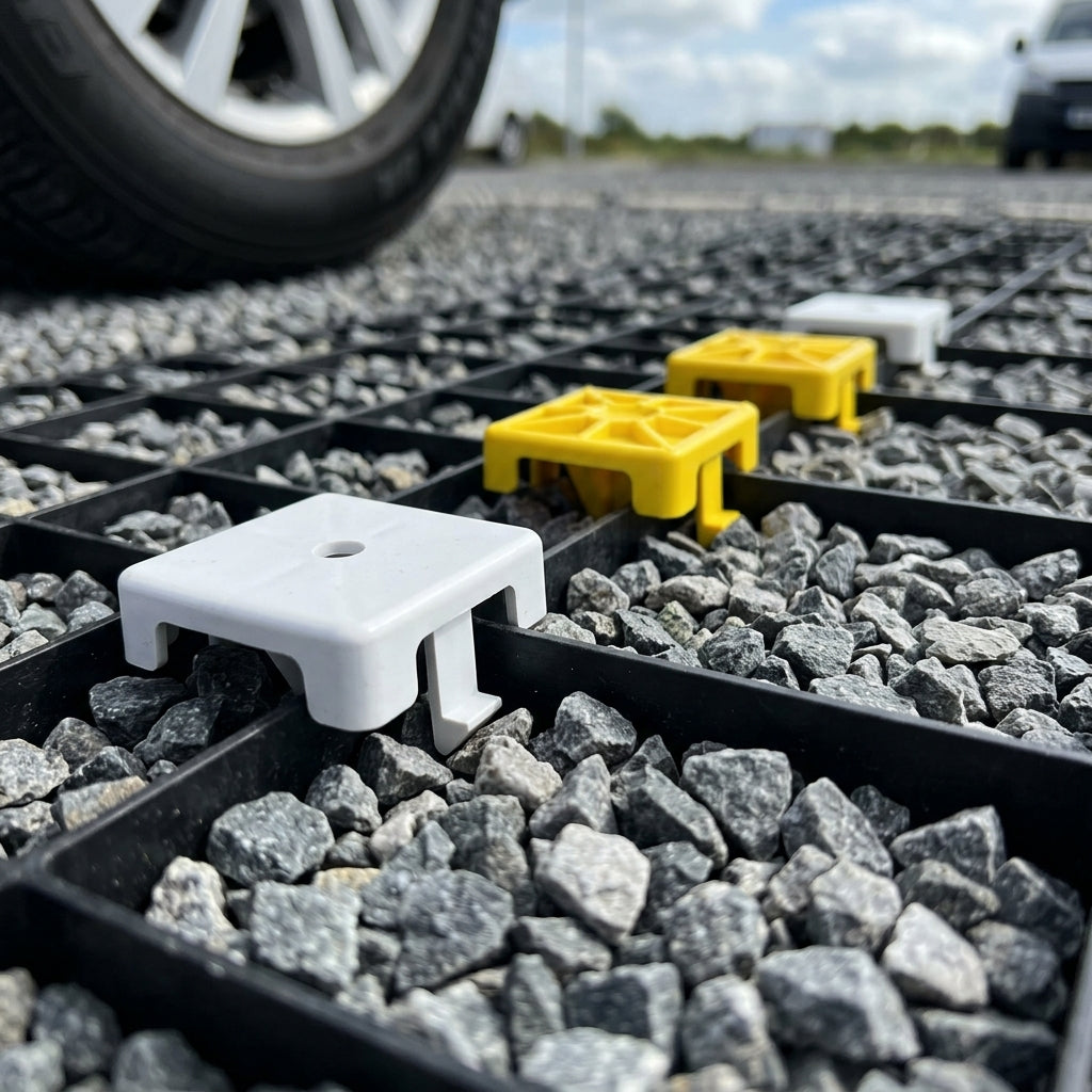 Push-Fit Bay Marker for Ground Stabilisation Systems
