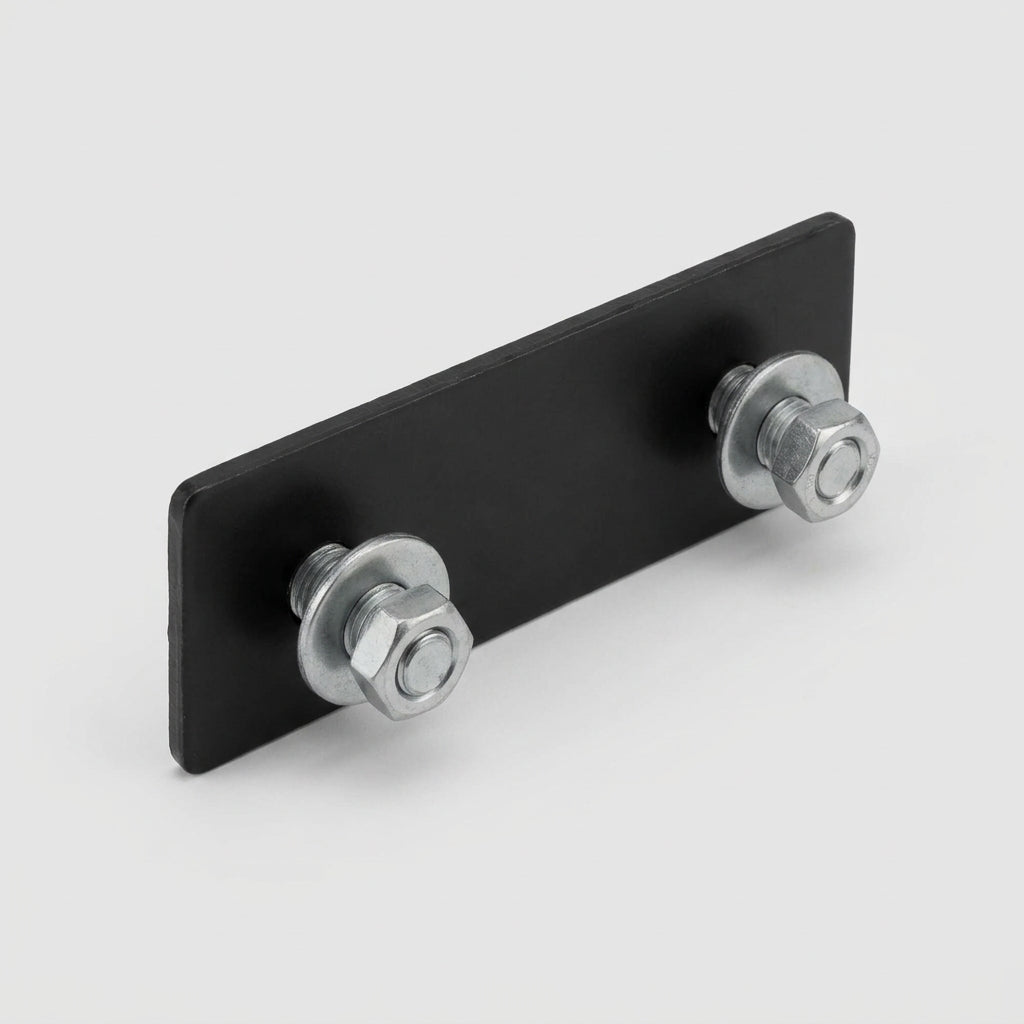 2-Way Metal Connector with Bolts and Washers for Trackout Mats (view 2)