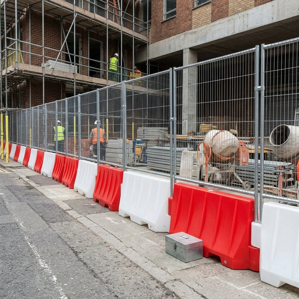 Mesh Fencing Panel with Anti-Climb Design for Site Security