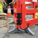 D-Hinge Connector for Utility Barriers – Polypropylene Accessory