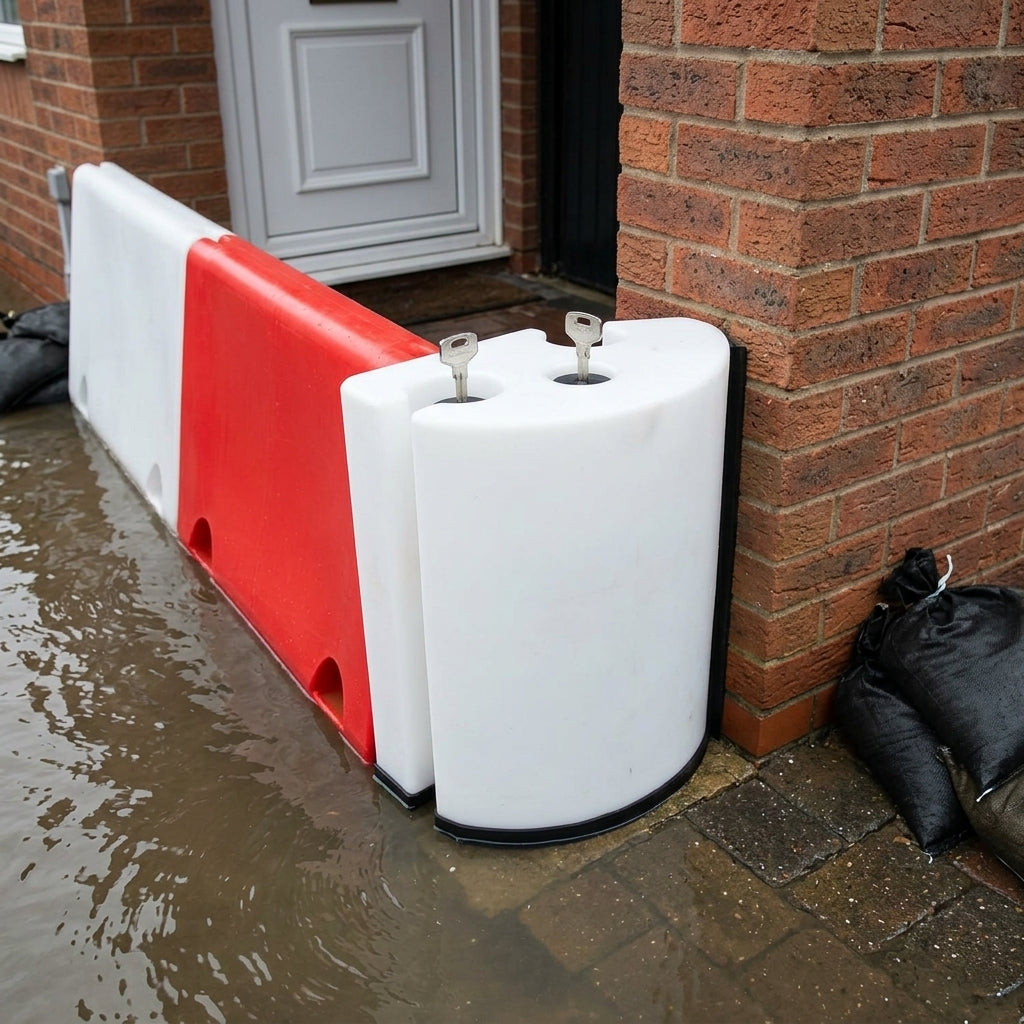 Modular Flood Barrier Multihub Connector - Acute Angle & Wall Link