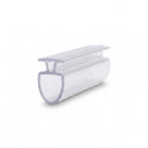 Clear seal length angled on white, small T-head above a large hollow half-round bulb