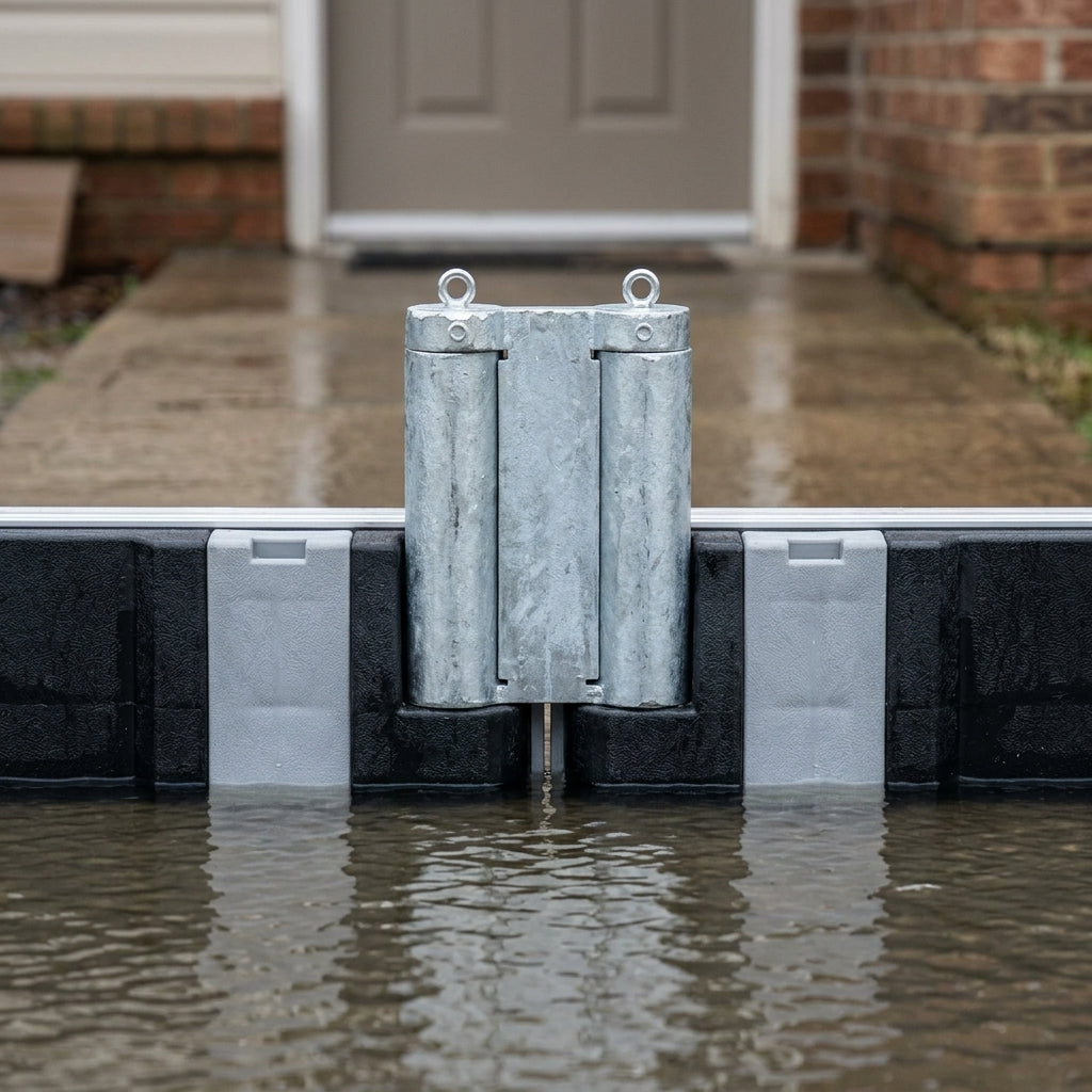 Barrier Connection Key and Gasket Options for Modular Flood Barriers